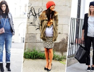 Street style: самые стильные наряды будущих мам.