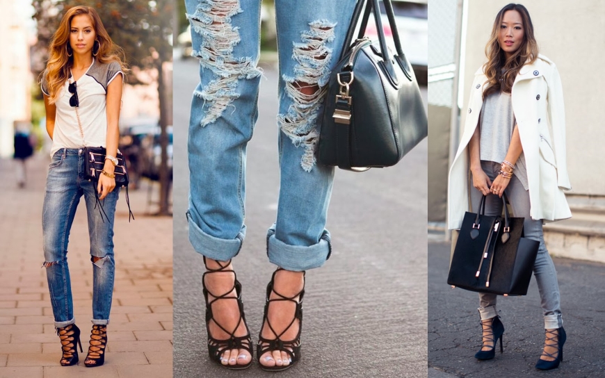 Ботинки женские к джинсам
